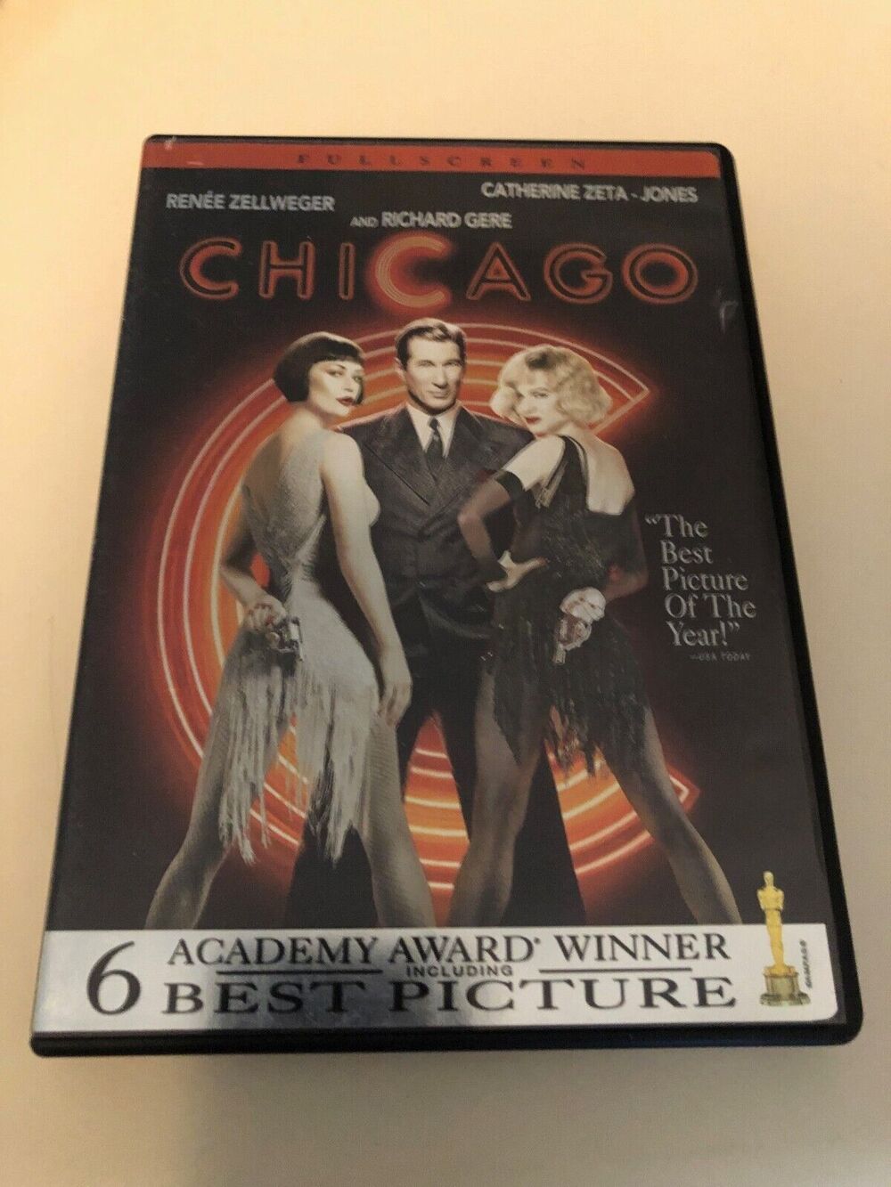 Chicago (DVD, 2003, Widescreen) Starring Richard Gere-Renee Zellweger
